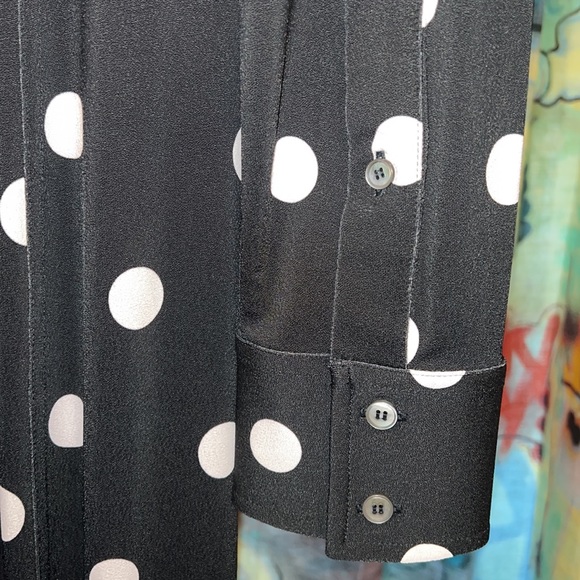 NWT Paul Smith black and white polka dot dress - Picture 7 of 8